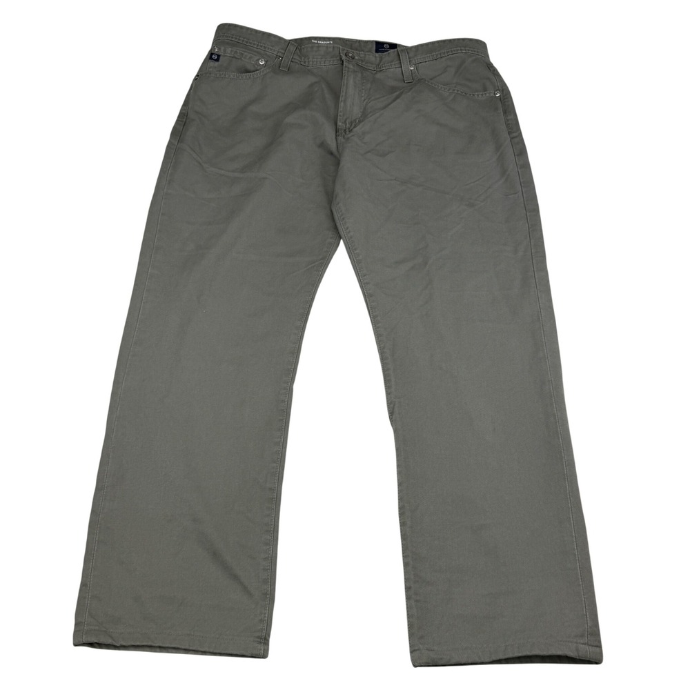 AG Adriano Goldschmied The Graduate Pants Mens 38X29 Tailored Leg Cotton